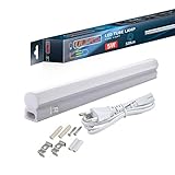 Ultra LED Lichtleiste T5 lampe led neutralweiss 5W Unterbauleuchte 30cm leuchtröhre led 4000k LED Leuchtstoffröhre Strahlwinkel 360°, Küchenleuchte 320 LM, LED Lamp Flimmerfrei, Lichtleiste, 1er-Pack
