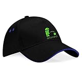 orestamazon Apple vs Android Bestickte Logo Baseball Cap Mütze - k 038 - SCHWARZ-BLAU