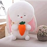 WJTMY Niedlichen Kaninchen Puppe Kaninchen Puppe Kleid Kaninchen Komfort Puppe Kindergeschenke niedlichen zwinkernden Langen Ohren Bunny Doll (Color : B)