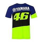 Valentino Rossi Herren VR46 M1 Yamaha T-Shirt, Blau, X-Large 116cm/46in C