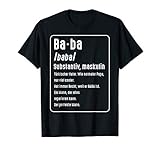 Baba Definition Türkischer Vater Papa Türkei Retro Geschenk T-S