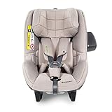 Avionaut AeroFIX RWF Soft Line Kindersitz, Reboarder (gegen Fahrtrichtung), Kinder-Autositz Gruppe 1 (9-17,5 kg, 67 cm - 105 cm) und IQ Base (ISOFIX-Basis), ab ca. 6 Monate - 4 Jahre, Beige Melang