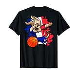 Lustiges Trikot mit Aufschrift 'Dabbing Dog', Frankreich, Basketball-Fans T-S