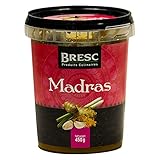 Bresc Madras Spice Mix - 5x 450g - vegane indische Gewürz-Kräuter-Mischung mit Curry für eine authentisch orientalische Küche, perfekt für indische Gerichte oder als Akzent in Pürees und S