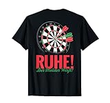 Herren Backprint Ruhe der Meister wirft Dartsport und Dartspieler T-S