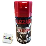 ZUGELASSEN Blizzard CS-Abwehr-Gas (40 ml) CS 9000 - Abwehrspray in Markenqualität | beim Bundeskriminalamt registriert | KO Spray | CS Gas zur Selbstverteidigung | 2 STÜC