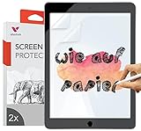 VIVAVA (2 Stück) matte Papier Folie für iPad 10,2 Zoll (2021, 2020, 2019) iPad 9. / 8. / 7. Generation Displayfolie Schutzfolie Schreiben, Zeichnen und Skizzieren wie auf Pap