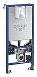 GROHE Rapid SLX | 3-in-1 Set für WC, 1, 13 M Bauhöhe mit Zubehör für Vorwandmontage + mit Abdeckplatte Skate Cosmopolitan S | 39603000