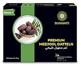 Sunnati® PREMIUM Medjool Datteln aus Palästina 5KG - FRISCHE ERNTE 2021 - Medjoul Königsdattel, Vegan | 100% Natürlich | Ohne Konservierungsstoffe | Einzigartiger Geschmack | Weich & Süß