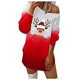 QSSS T-Shirt Kleid Damen Langarmkleid Nachthemd Mode Langarm Sommer Nachtwäsche Baumwolle Sleepshirt Kurzarm Sexy Schlafshirt Nachtk
