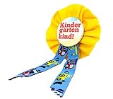 AnneSvea Orden Kindergarten Kind gelb Bagger Einschulung Schultüte Zuckertüte Deko Geschenk Mitbringsel KIndergartenk