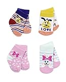Zapf Creation 831755 BABY born Socken 2x, 43 cm - 2er Pack Puppenstrümpfe - Farbe nach V