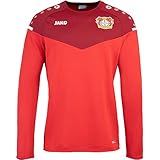 JAKO Bayer 04 Leverkusen Champ 2.0 Sweater Sweatshir (M, red/Bordeaux)