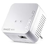 devolo WLAN Powerline Adapter, Magic 1 WiFi mini Erweiterungsadapter -bis zu 1.200 Mbit/s, Mesh WLAN Verstärker, 1x LAN Anschluss, dLAN 2.0, weiß