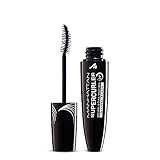 Manhattan Supercurler Mascara, Wimperntusche für 24h geschwungene Wimpern wie mit einer Wimpernzange, Farbe Intense Black 1010Z (1 x 12ml)