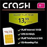 Telekom Handyvertrag 10 GB - Internet Flat, Allnet Flat Telefonie & SMS in alle Deutschen Netze, EU-Roaming, 24 Monate L