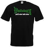 Wolfsburg Herren T-Shirt You`ll Never Walk