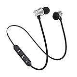 Benoon Ohrhörer XT11 Kopfhörer Kabellos Magnetische In-Ear Universal Bluetooth Ohrhörer für Sport Ohrhörer Bluetooth Silb