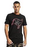 New Era Herren T-Shirts NFL Tampa Bay Buccaneers Outline Logo schwarz 3XL