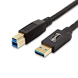 Amazon Basics USB 3.0 A-Stecker-B-Stecker-Kabel (1,8 m)