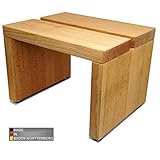 myduct - moderner Tritthocker, Hocker, Schemel, Fussbank, Holzhocker aus massivem Buchenholz mit G