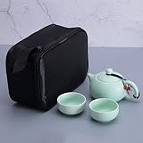 Tragbares Reise-Tee-Set, Yaguang Kung Fu Keramik, ein Topf, vier Tassen Büro-Werbegeschenke,