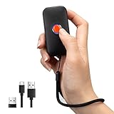 Tera Tragbarer Mini-Barcode-Scanner CMOS Handscanner 3-in-1 Bluetooth & USB-Kabel & 2,4G Wireless für 1D 2D QR Barcode-Lesegerät, 1100