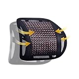 Rückenstütze Stuhl von Bürostühlen, ergonomische Rückenlehnenkissen im Auto, retikulierte Lordosenstütze, elastisches Kissen, das Rückschmerzen lindern kann, sind geeignet für Zuhause, Bü