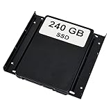 240GB SSD Festplatte mit Einbaurahmen Set (2,5' auf 3,5') Kompatibel für ASRock Q1900M Pro3 Mainboard, inkl. Schrauben und SATA Kab