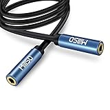 MillSO 3,5mm TRS Klinkebuchse auf Buchse Kupplung Kopfhörer Adapter Kabel für Auto, Kassettendeck, Phonographen, AV-Receiver, älteren Stereoempfänger usw.-100