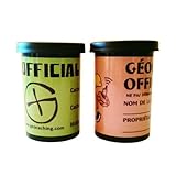 Geocaching – Abdeckung 'Kanister-Film' – Schwarz Option Sticker 'Offizielle Geocache – S