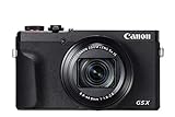 Canon PowerShot G5 X Mark II Digitalkamera (20,1 MP, 5-fach optischer Zoom, 7,5cm (3 Zoll) Display, klappbar, DIGIC 8, EVF, 4K, Full-HD, WLAN, Bluetooth, Blendenautomatik; Zeitautomatik), schw