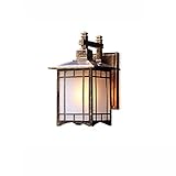 ZHANGJINYISHOP2016 Wandlampe Wandleuchte Außenwandleuchten Wandlaterne wasserdichte Sconce Porch Lights Wandhalterung mit Wasserglas Schatten für Haus Wandbeleuchtung (Color : B)