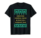 Weihnachtseinkäufe nie eine einfache Aufgabe Lustige Mama Humor Mama T-S