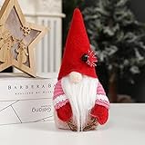 Weihnachten Deko Wichtel Schwedischen Weihnachtsmann Santa Tomte Gnom Weihnachtsdeko Amerikanisch Skandinavischer Zwerg Geschenke für Kinder Familie Weihnachten Schneeflocke Elfen O