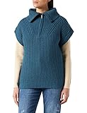 s.Oliver Women's Strick Top, Petrol Blue, S