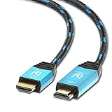 Ultra HDTV 4K HDMI-Kabel - 15 Meter High Speed HDMI 2.0b Kabel - 18 GBit/s - 4K@60Hz (ruckelfrei) - Auflösung bis 4096x2160 - Mit Verstärker-Chip