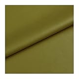 ZHJBD PU-Kunstleder Matter Glatter Kunstlederstoff 0,7 mm Dick Weicher Polsterstoff Heimtextilien Materialien Breite 138cm(Color:Gelbgrün)