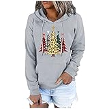 XTBFOOJ Weihnachten blusen Langarm Flauschiger Pullover Damen Regen Trenchcoat Damen ausgefallene Pullover Tunika Sommer elegant Mantel Damen lang Hemden Damen elegant Mein konto anzeigen rechnung