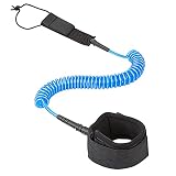 MEOKEY SUP Leashes Surfing Coiled Leine für Standup Paddle Board und Surfboard 7mm 11ft B