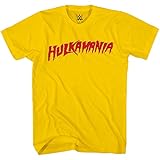WWE Herren Hulkamania T-Shirt, Hulk Gelb, Groß