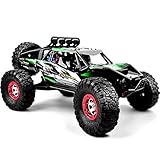 DZX 1/12 Maßstab RC Auto, 16,4 Zoll große Größe Monstertruck 37 mph, 2,4 G ferngesteuertes Auto (High Low Speed Switch) 4WD All Terrain RC Fahrzeug Professional RC Truck für Erw