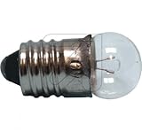 10 Stück Kugellampe E10 3,5V 0,2 A Glühlampe Glühb