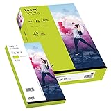 Kopierpapier tecno Colors leuchtend grün A4 (80 g/m²) mit passendem Briefumschlag mit F