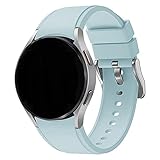 Kompatibel mit Samsung Galaxy Watch4 Armbändern, Silikon-Armband für Samsung Galaxy Watch 4 (40mm/44mm) & Galaxy Watch 4 Classic (42mm/46mm) Smart Watch,