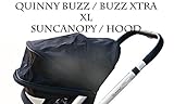 Quinny Sonnenblende / Sonnenschutz für Quinny Buzz Kinderwagen, Schw