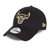 New Era NE Metallic Logo 9Forty Cap ~ Chicago Bulls schw