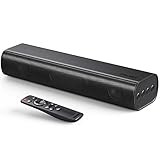 Soundbar 2.0 für TV Geräte,105dB 60W 40cm PC Lautsprecher,SAKOBS Mini Sound bar Computer,Bluetooth 5.0 Soundbox für Heimkino 3D Surround Sound Tragbare Optisch/AUX Anschlüsse für M