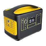 Tragbare powerstation 153600mAh 500W Reine Sinuswelle Solar Generatoren mit Wireless Ladestation USB-C AC/DC Ausgabe für Reise Camping Wohnmobil Notfall / 500W