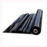 AWSAD Fischteichliner, Gartenteichfolie Schwarze, Teich Undurchlässige Membran, für Kleine Teiche, Fischteiche, Gartenbrunnen, 22 Größen (Color : Schwarz, Size : 5x7m)